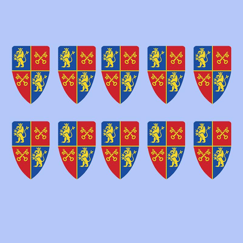 MOC Mittelalterliche Bausteine Charakter Ritter Krieger Zubehörset Helm Schulterrüstung Schild Bogen Pfeil Stein Geschenk Spielzeug X022