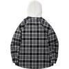 Li Ning Revive Series Plaid Single-Breasted Hooded Versatile Cotton Jacket Men Jacket AJMV339-4