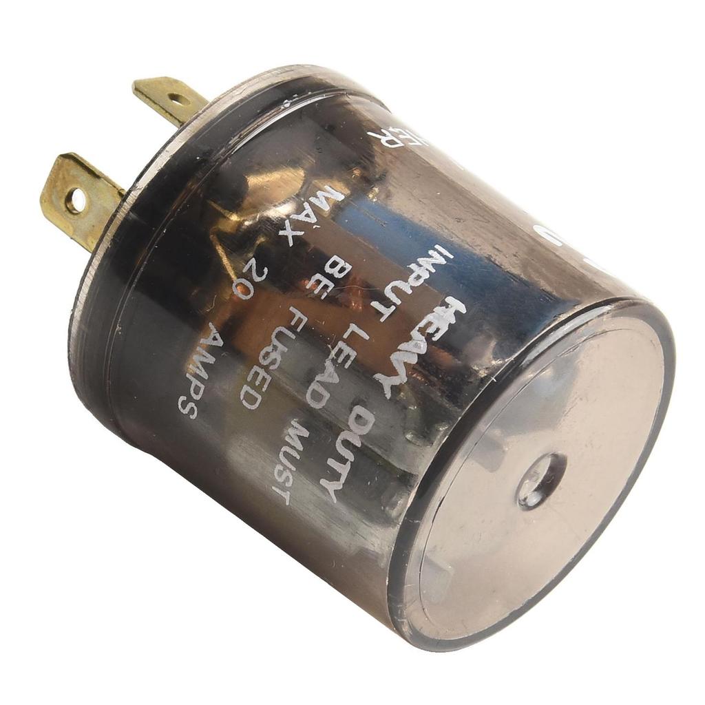 1 89 X 1 36 X 1 36 Inches 2 Pin Flasher Relay Excellent Conductivity Fix Fast Hyper Flashing No Rewiring Required