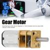 12FN20 DC 6V Gearwheel Gear Motor 10RPM 3x10mm Shaft Reduction Gear Motor for Robot