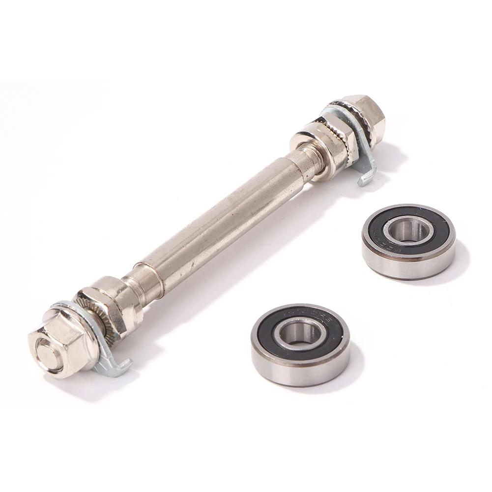 140/180mm Radnabe Vorne Hinten 6000 Lager Fahrrad Vorne Hinten Radnabe Achse mit 2 Lagern Fahrrad Achse Schaltwelle Hebel