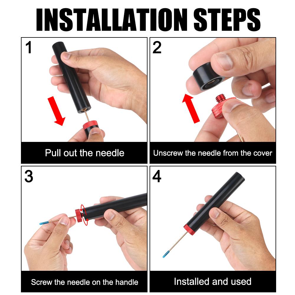 For Red Wine Foil Cutter Wine Opener Air Pressure Vacuum Wine Stopper Pin Type Cork Out Tool Wine Pourer 4 Pcs/Set