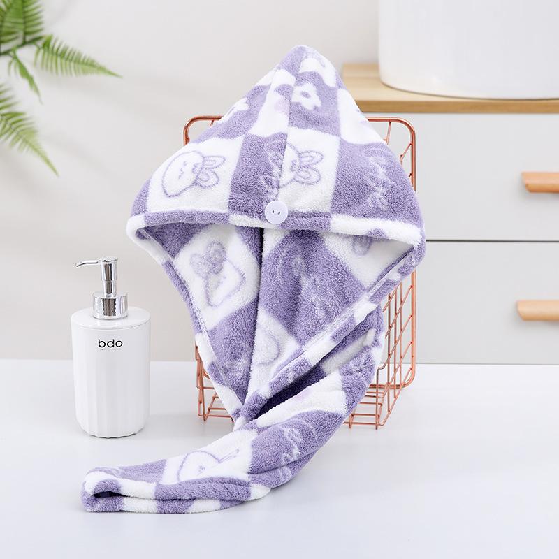 Dry Hair Cap, Super Water Absorption, Quick Drying, Enlarged and Lengthened Hair Wiping, One-piece Long Hair Bath Towel, Women's Bag Head Towel
