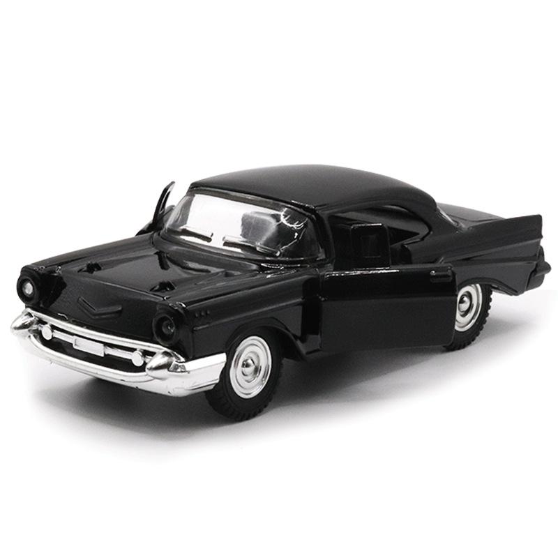 

1:Модель классического автомобиля из сплава 32 Детская игрушечная машинка Машинка с инерционным механизмом Модель автомобиля Двери открываются Детские забавные игрушки чёрный