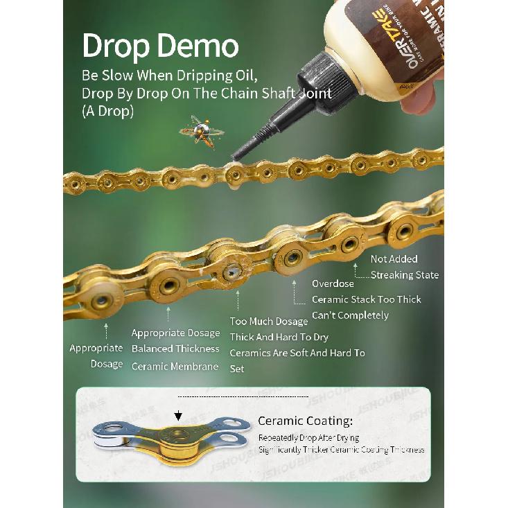 Bicycle/Bike Long lasting Chain Lube PTTE Maintenance Lubricant MTB Road Dry/Wet Gear Chain Lubricant Oil For Fork Flywheel