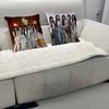 Kpop I-ILLIT Personalized Picture Text Home Decorative Pillows Household Gifts 45x45cm