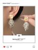 French Retro Gold & Silver Tassel Pearl Earrings: Elegant & Exquisite Lady Style