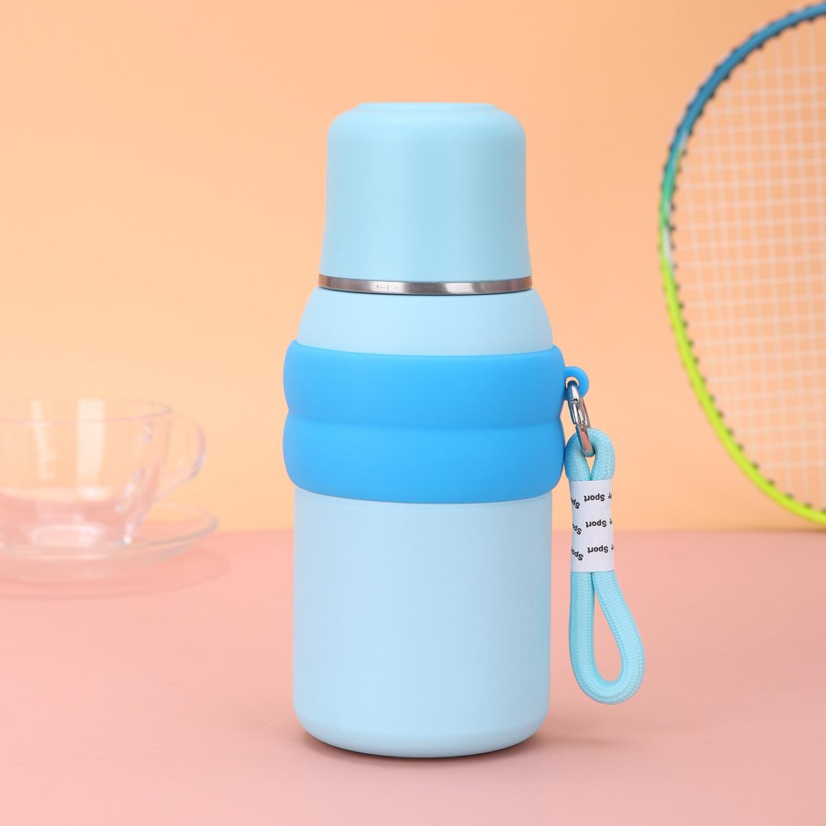 

Новая спортивная чашка большой емкости для отдыха на открытом воздухе, простая вакуумная переносная чашка-слинг из нержавеющей стали, изолированная чашка 800ml