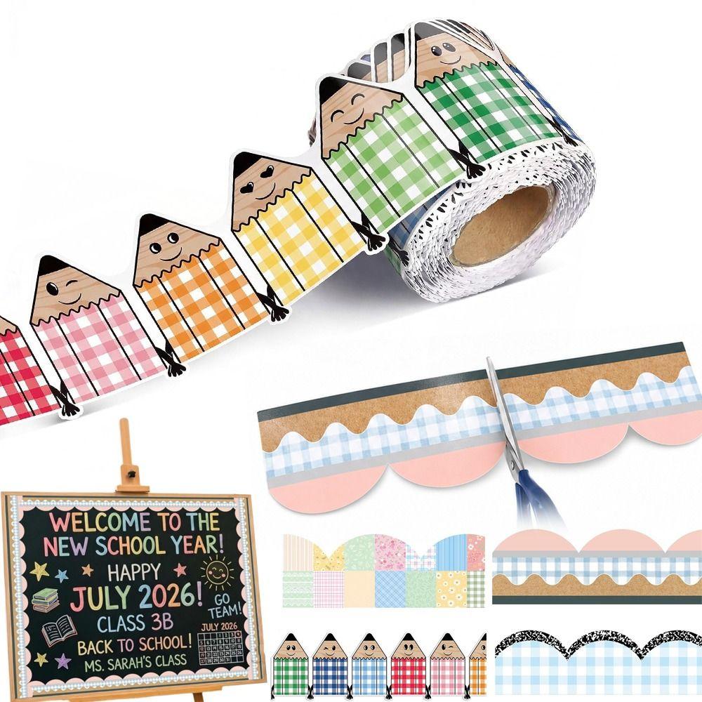 Self Adhesive Bulletin Board Border Cuttable Chalkboard Border Teacher Supplies