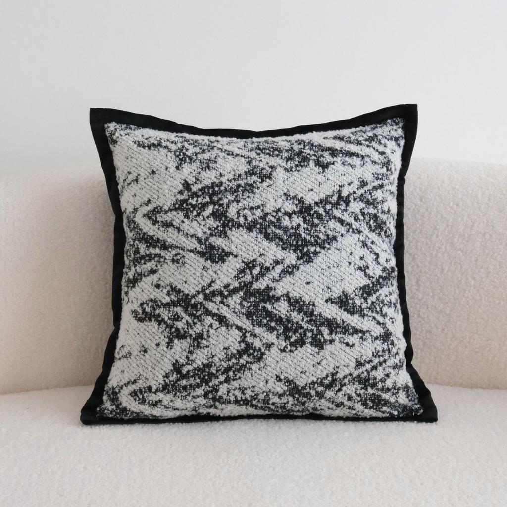 30X50/45X45CM Simple Antique Throw Pillow Cover Norcic Black White Soft Waist Cushion Cover Decor Home Decorative Pillowcase