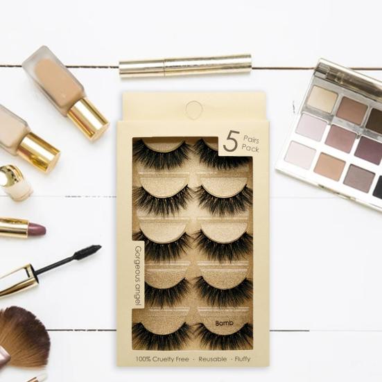 Buy 1 Box Sweatproof Soft Excellent Allergy Free Handmade Fake 3D