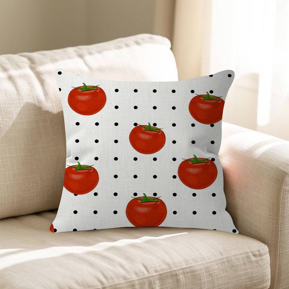 

Polka Dot Cute Tomato Pillow Gifts Home Office Furnishings Bedroom Sofa Car Cushion Cover Case 45x45cm 30x30 cm