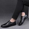 Men's Male Casual British Business Cow Genuine Leather Shoes  Flats Spring Autumn Offices Formal Shoes 2024 New