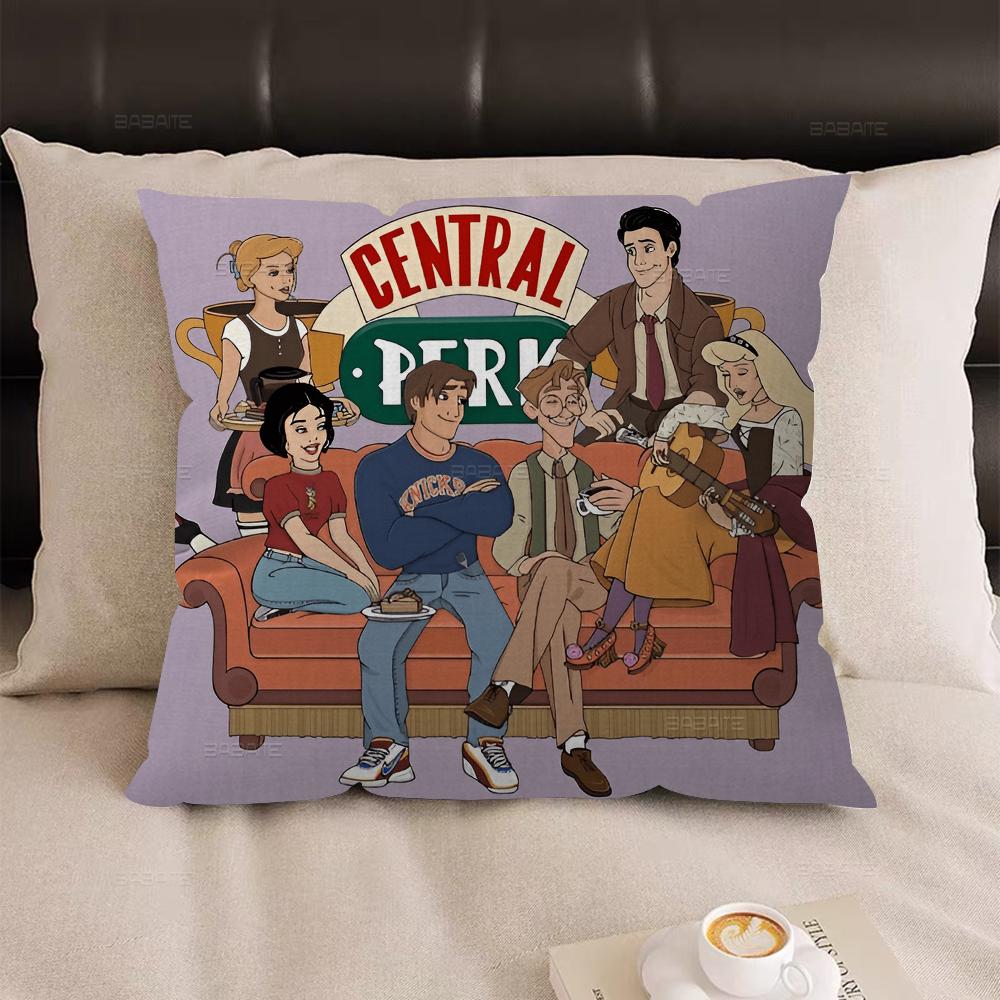 Amerikansk TV-serie Vänner Kudde Kuddöverdrag Örngott Vardagsrum Soffa Heminredning Anpassad