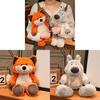 Forest Friends Plush Wolf And Fox Toys With Pp Cotton Filling For Kids Playroom Decor