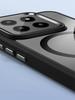 Luxury HD Transparent Shockproof Bumper Case For Xiaomi Mi 15 14 Pro Ultra For Magsafe Magnetic Wireless Charge Back Cover Shell