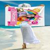 Custom Name Ultra-Soft Beach Towel with Ms. Rachel Theme,Ideal for Pool - Camping, Diving - Perfect Travel Essential, Vibrant Beach Towel.