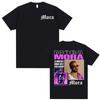 Rapper Mora Album Tour 2025 Graphic Tshirt Men Women High Street Vintage Oversized Tshirts Fashion Hip Hop Cotton T Shirt