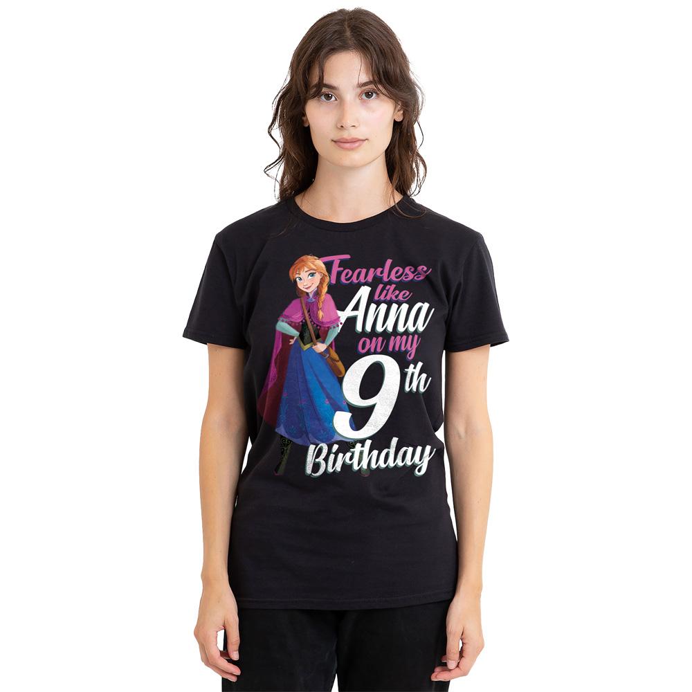 frozen Unisex Adult Fearless Like Anna 9th Birthday T-Shirt