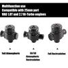 Universeller 25mm Doppelanschluss Aluminium Splitter Dump Blow off Turbo BOV Ventil für VAG 1.8T Motor Leistungsmodifikation