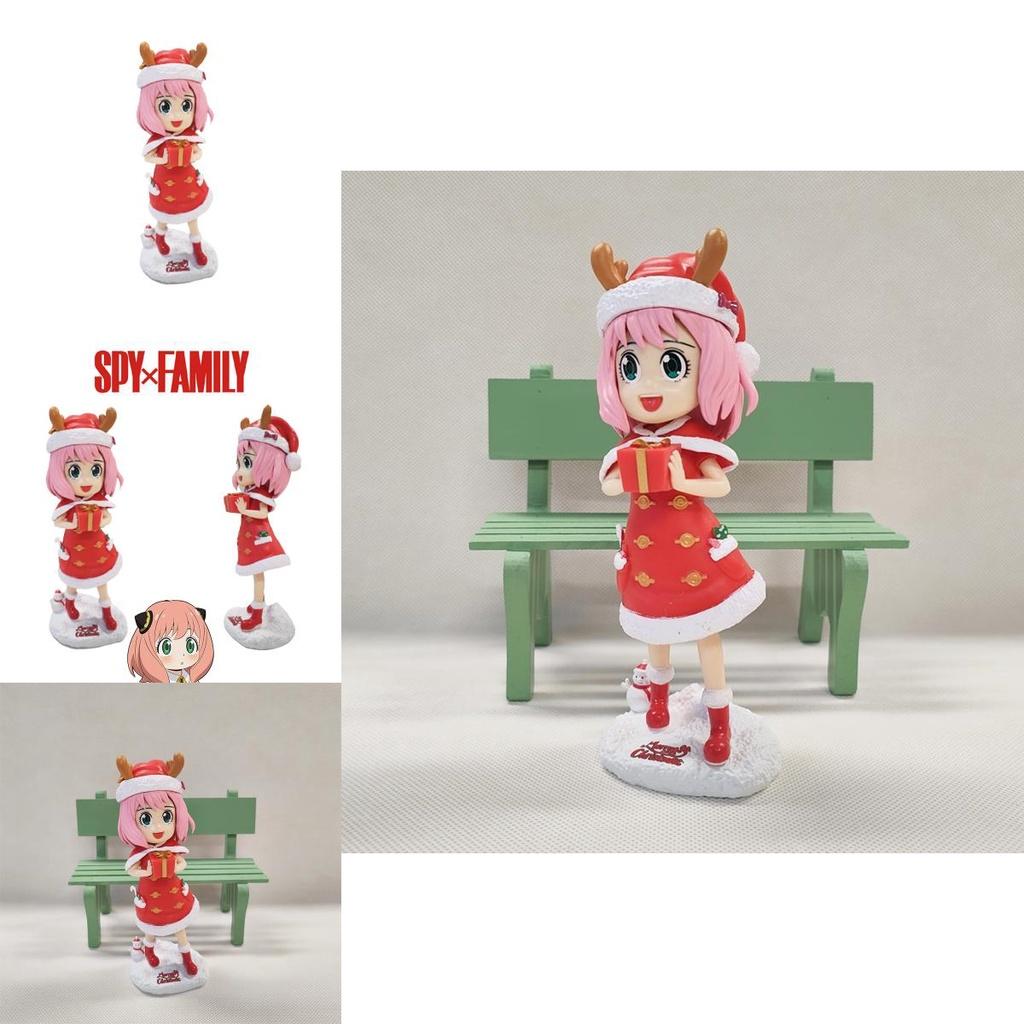 Spy×family Anya Forger Figure Model Anime Doll Kids Gift Xmas Dress Up