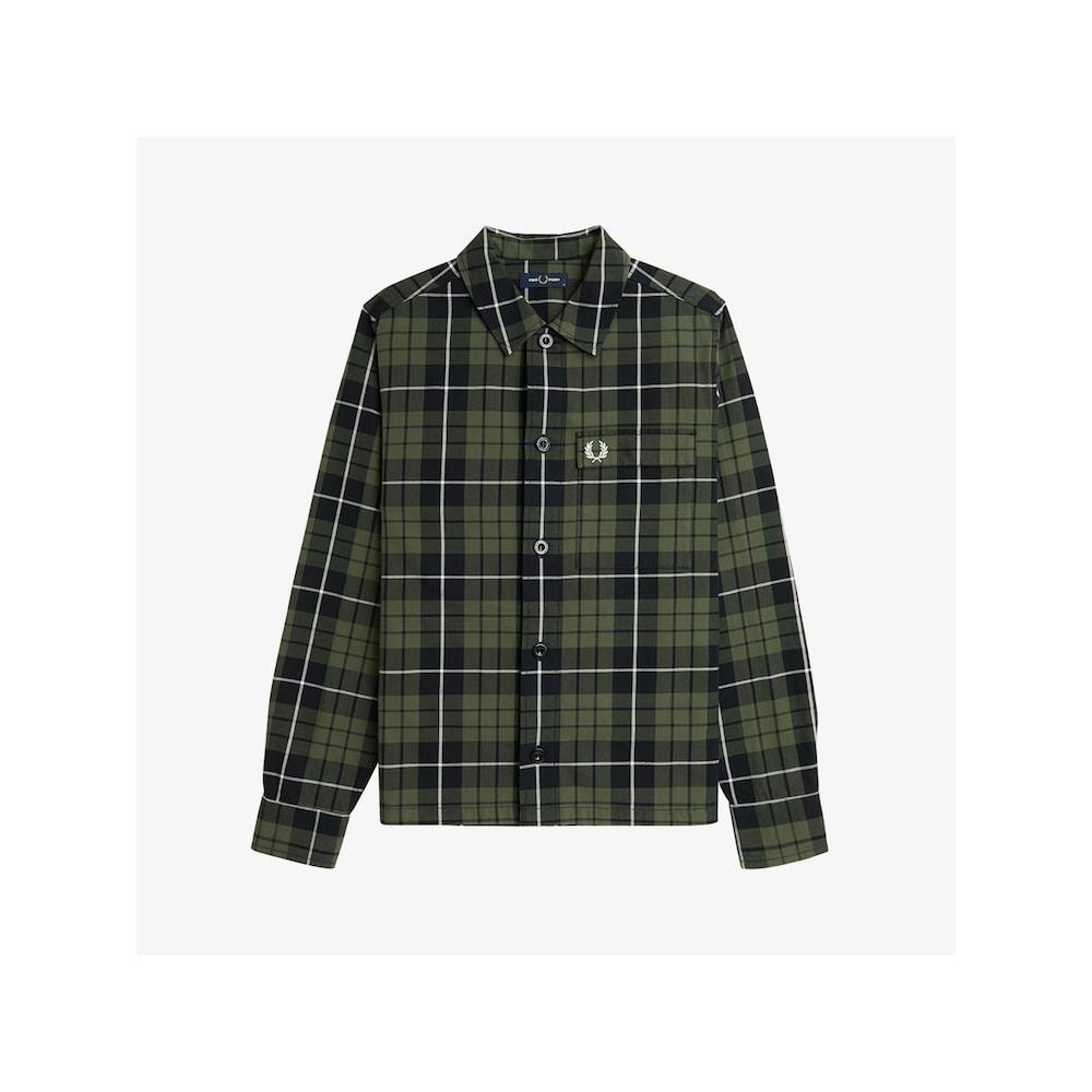 Fred Perry [genuine Headquarters] Fred Perry [sharp] Check Overshirt  W19  Afpm2438515 W19 qzgAfpm2438515 W19