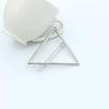Fashion Women Geometry Golden Silver Tone Triangle Hairpin Hair Clip Hair Accessories