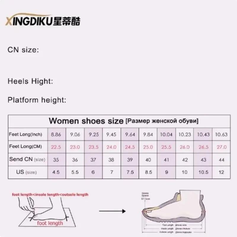 Fashion Metal One-strap Thick-heeled Shoes Autumn New Style Pointed Shallow Mouth Non-slip Wear-resistant Mid-heel Shoes