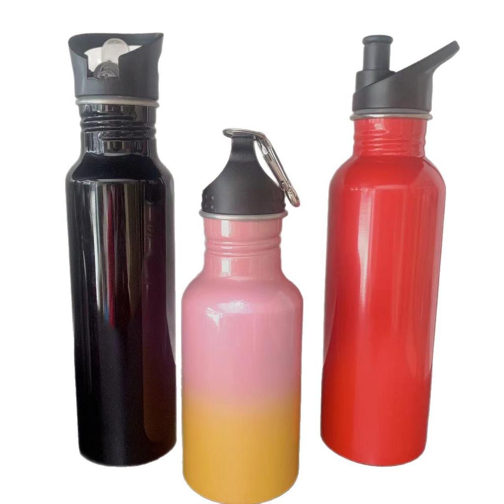 Portable Stainless Steel Sports Water Bottle with Large Capacity and Narrow Mouth