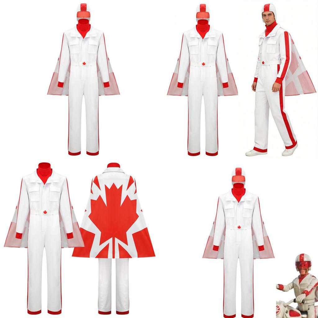 Toy Story Duke Caboom Cosplay Costume For Kids Halloween Stage Play With Polyester Fabric