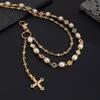 Sophisticated Long Pearls Waist Chain Handmade Pearls Belt Elegant Pants Chain Women Accessory Perfect for Sweater Dress