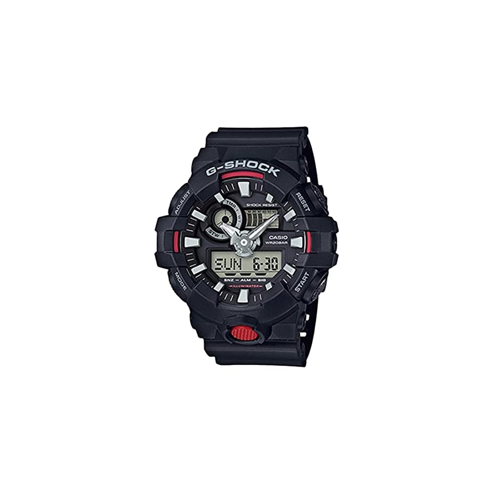 Casio G-Shock GA-700-1A Analog-Digital Quartz Watch Black Men s