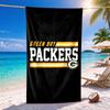 Green Bay Packers Quick-drying soft and absorbent beach towel—perfect for beach trips swimming outdoor camping and travel an essential beach item