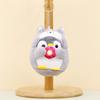 Pendant Keyrings Gift Plush Cute Penguin Turn Into Bear Rabbit Keychain Women Bag Ornaments Toy Soft Pom Ball Car Key