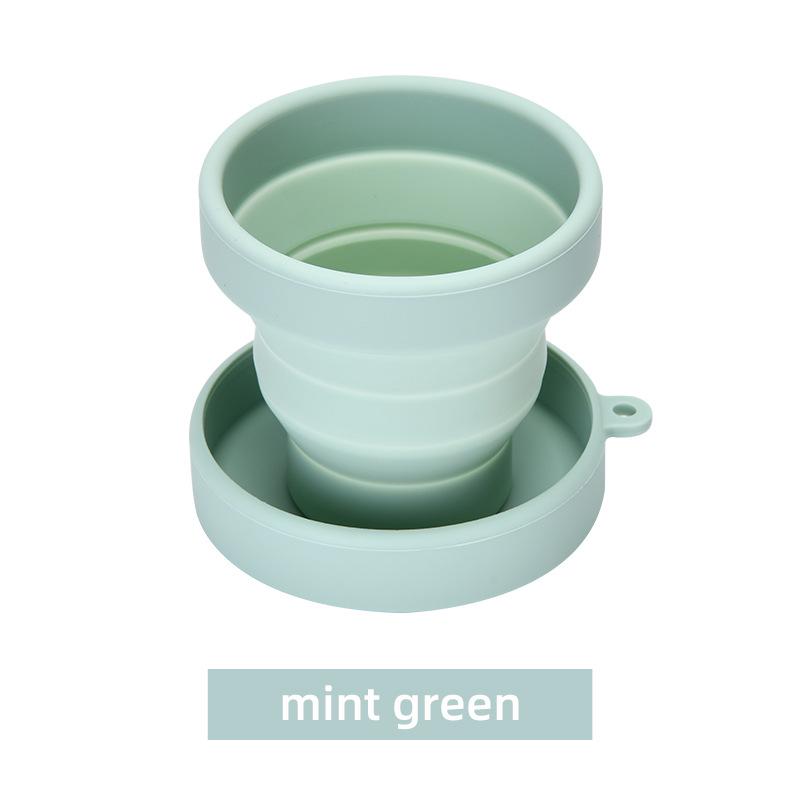 Silicone Foldable Travel Cup - Portable, Anti-Fall, Telescopic, Perfect for Outdoors & Holidays