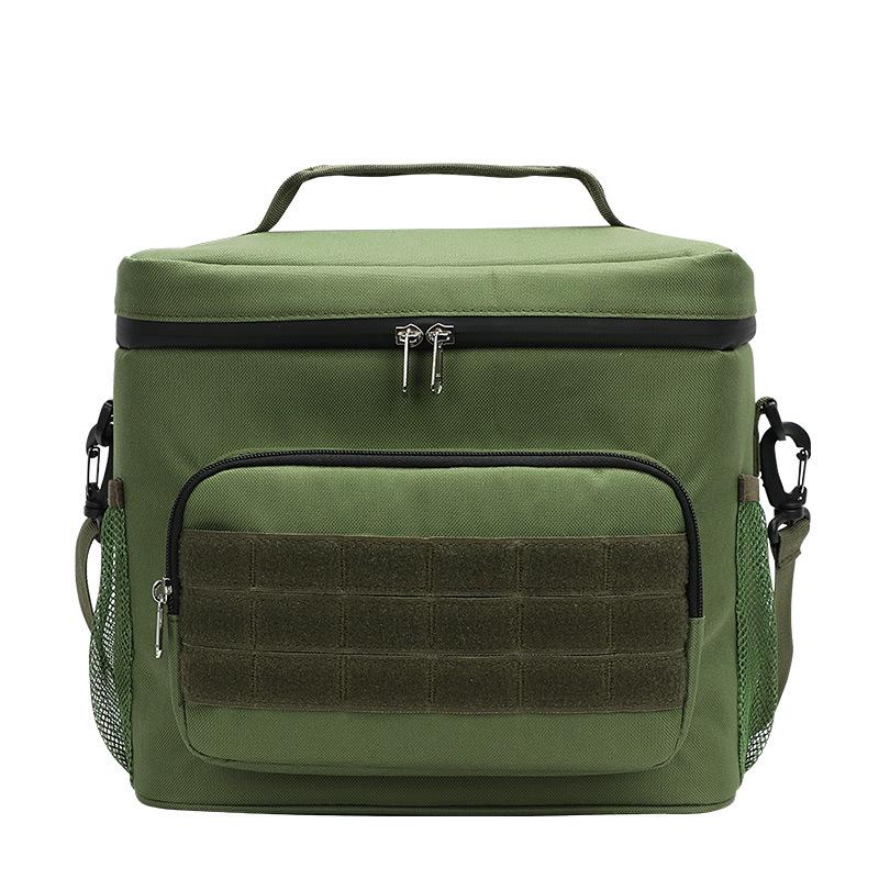 Square Camouflage Waterproof Insulated Lunch Bag - Waterproof, Wear-Resistant, Durable Oxford Cloth, Perfect for Work
