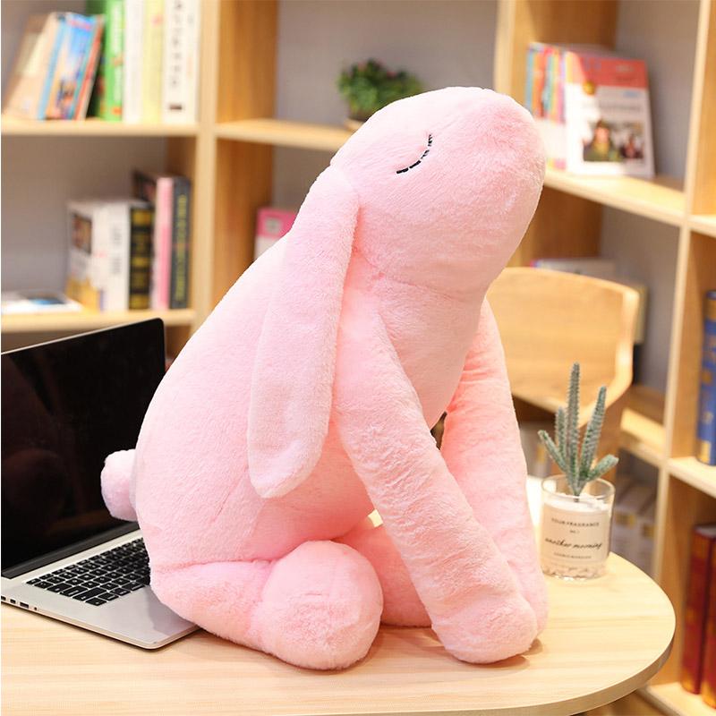 90/120cm Riesiger Süßer Plüschhase Plüschtiere Plüschhase Kinder Schlaf Kissen Puppe Kreative Geburtstagsgeschenke Für Mädchen 90cm