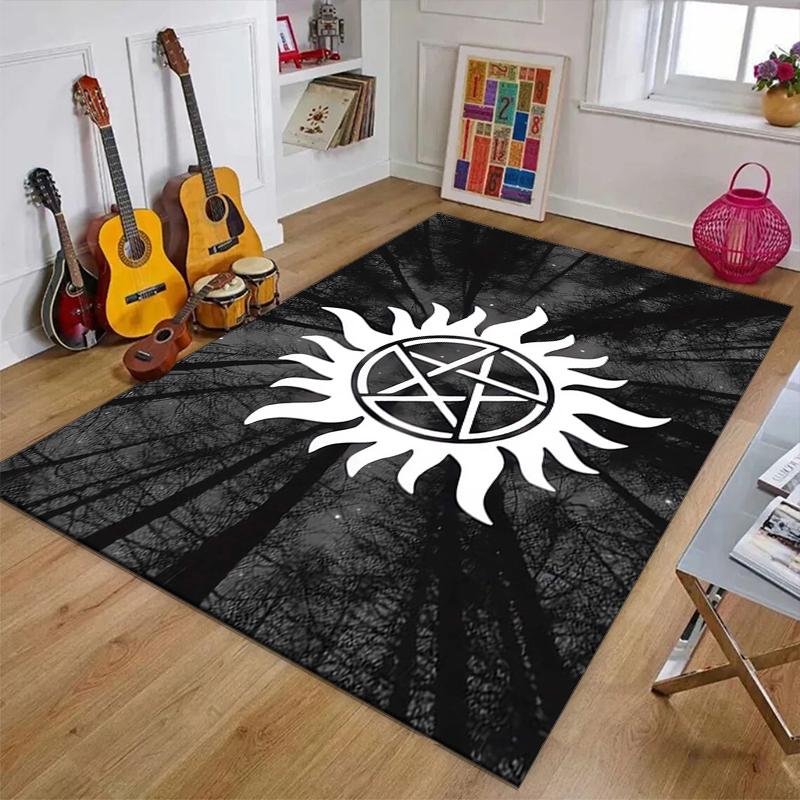 Supernatural Polyester Carpet, Soft Indoor Mat for Office Chair, Living Room, Computer Desk - Decorative Home Office Rug Design
