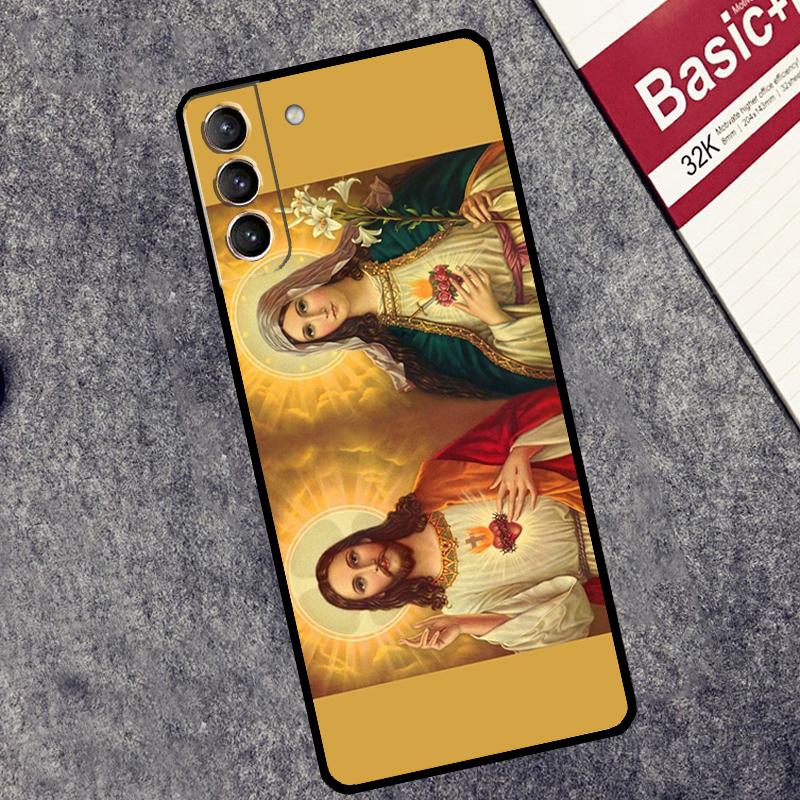Virgin Mary Christian Case For Samsung Galaxy S24 S22 S23 Ultra Note 20 S9 S10 Note 10 Plus S20 FE S21 FE Cover