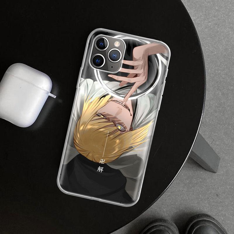 Bleach Shinji Hirako Phone Case Cover for iPhone 11 12 13 Mini 14 15 Plus 16 Pro Max 17 Air 7 8 + SE Art Customized Fundas 11 12
