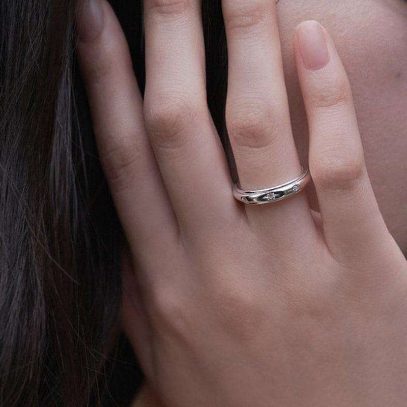 ANOTHER CELL Celeste Noir Ring