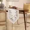 Cotton  Linen Tea Table Decoration Table Flag Light Luxury High-end Cover Cloth Dinner Side Cabinet Countertop Cushion Cloth