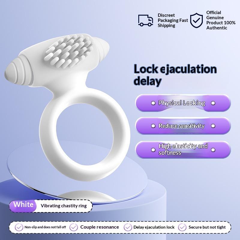 Vibrating Cock Ring Lasting Time Penis Ring Vibrator Sex Toys For Man Delay Ejaculation Clitoris Stimulation Couples Toy