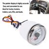 Tachometer Gauge, 52mm 2inch Car 6000RPM Automotive Tachometer with Hour Meter, 7 Color Backlight RPM Meter Kit for Truck Tractor Car RV Boat (White