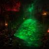 Green Line Projector for Halloween Decorations, Holiday Party Lighting Effects