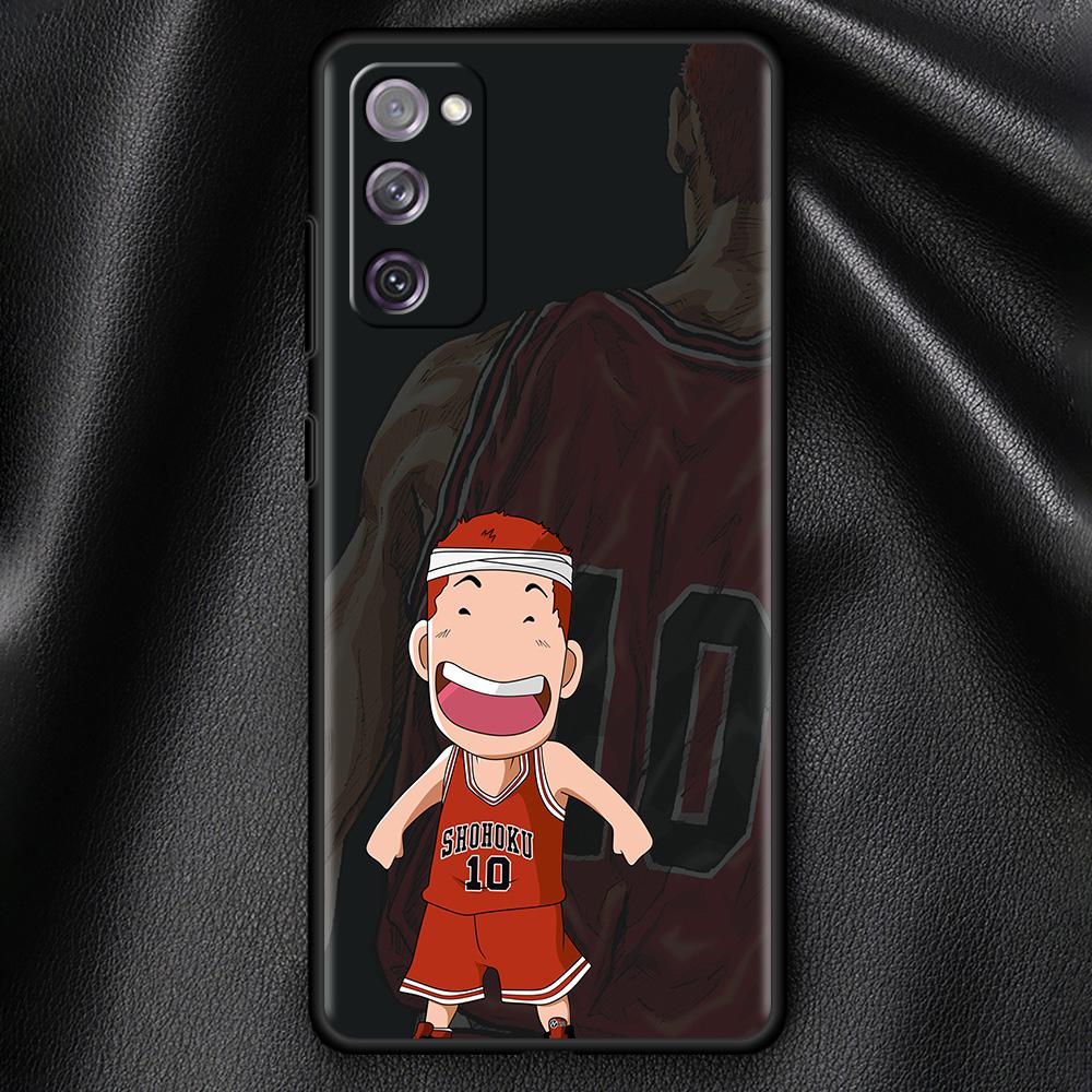 Anime SLAM DUNK Soft Black Case For Samsung Galaxy S21 Ultra S20 FE S10 Plus S10e S9 S8 S7 M51 M31 Silicone Shell Phone Cover
