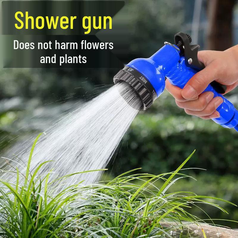 Multi-Purpose Telescopic Garden Hose with Magic Water Gun
