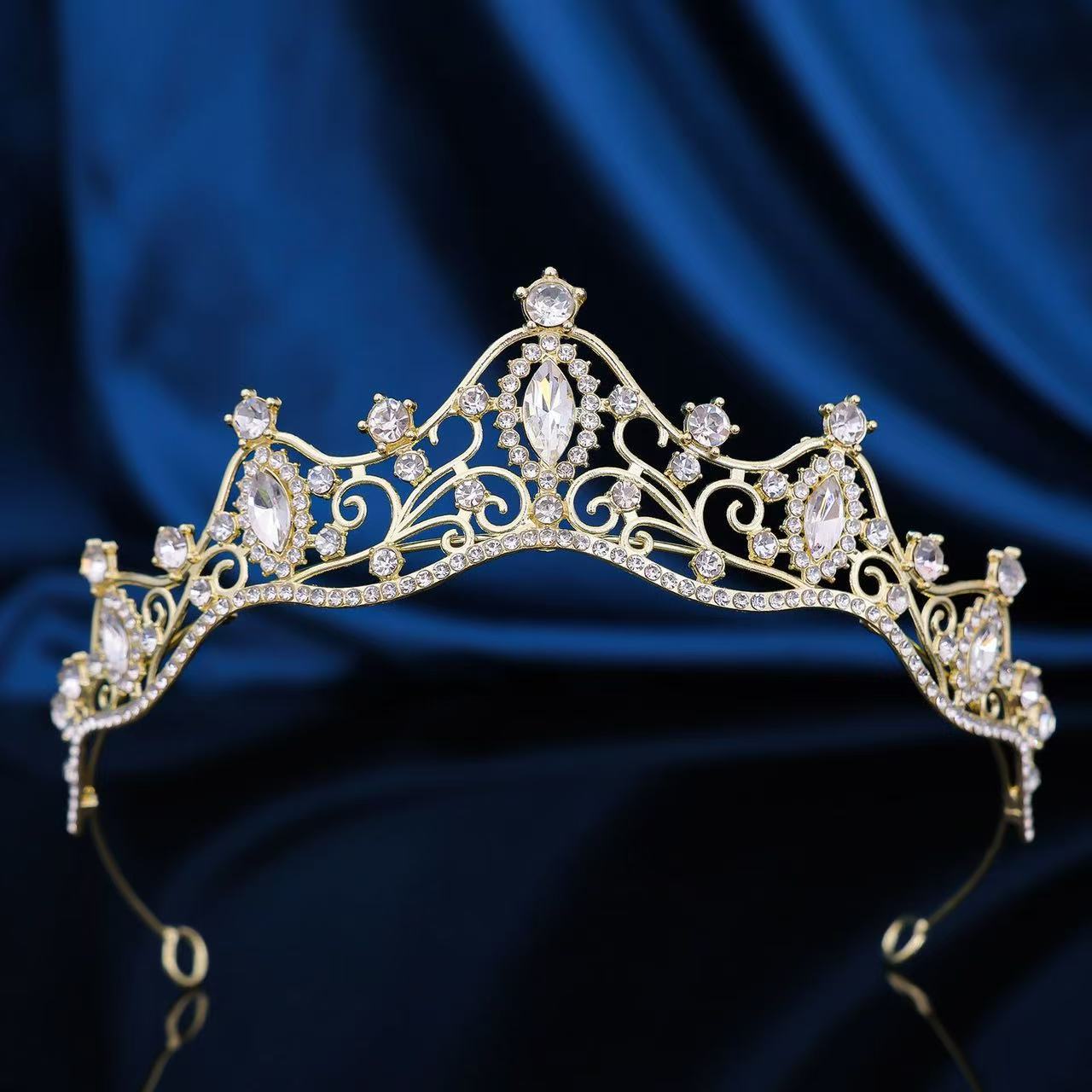 Новая Принцесса Корона Корона Свадебный Головной Убор Аксессуары для Волос Основное Свадебное Платье Белая Фата Свадебные Аксессуары Милая Сияющая Корона