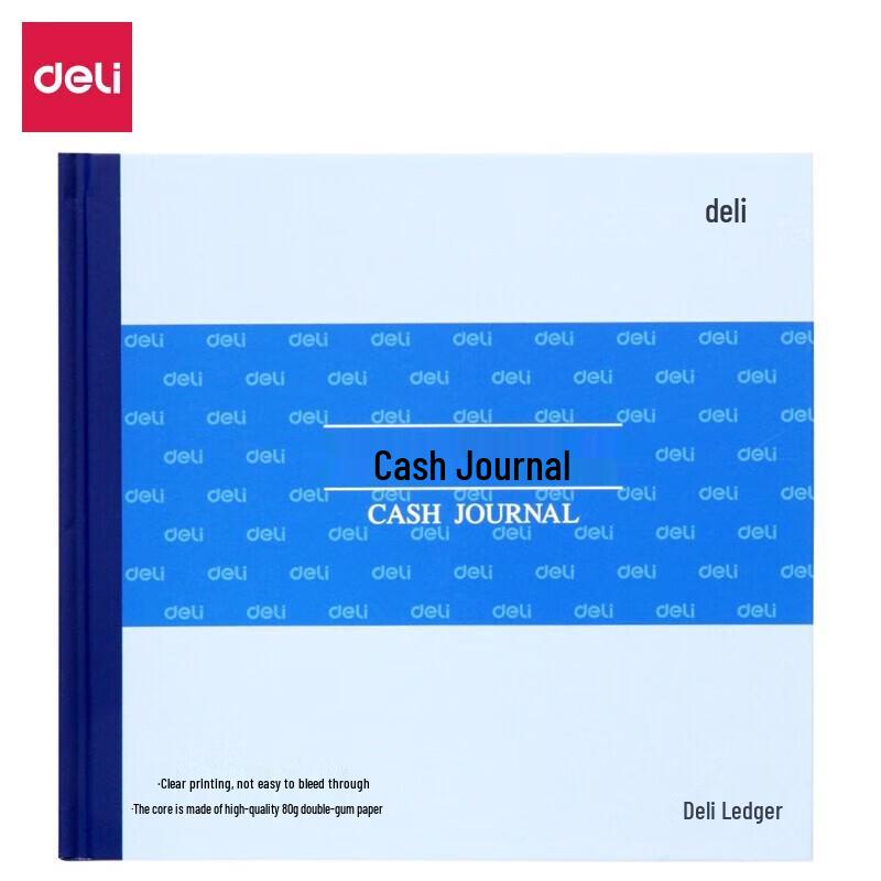 Deli 10-Pack Standard Cash Ledger Books