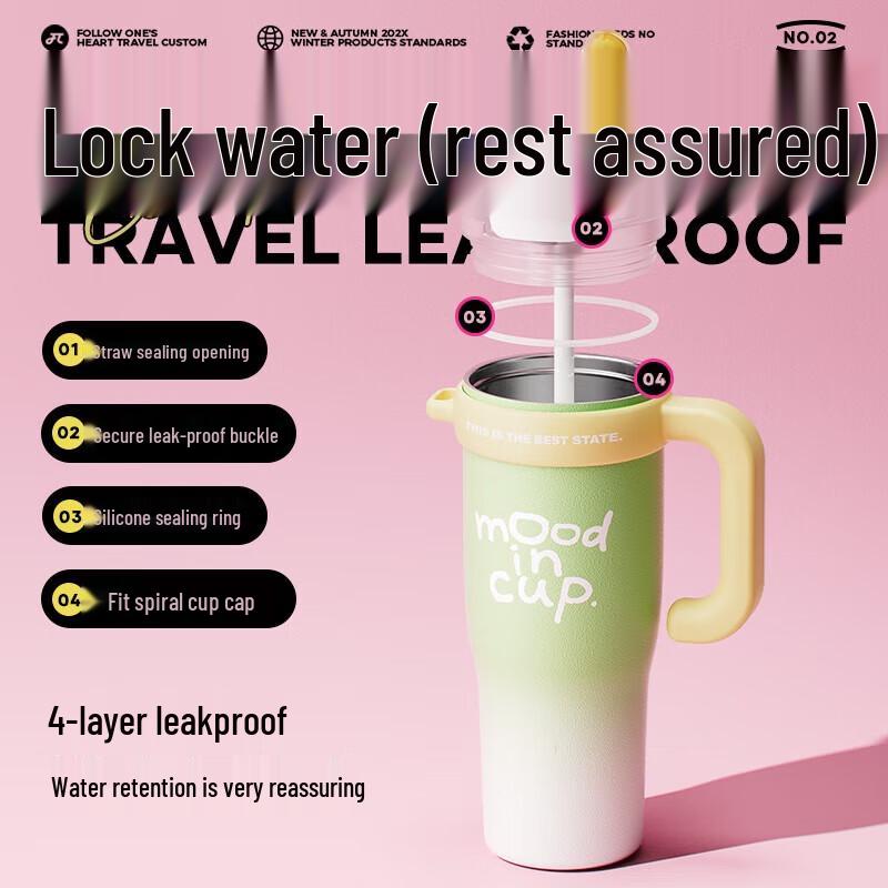 RELEA 1300ml Large Capacity Insulated Tumbler with Handle